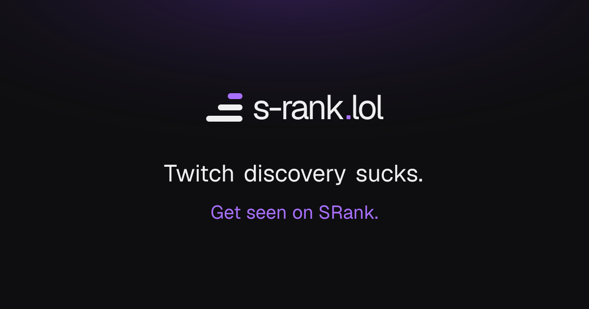SRank Open Graph preview